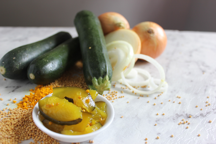 Jacican Zucchini Bread and Butter Pickles ingredients