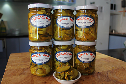 Jacican Zucchini Bread and Butter Pickles