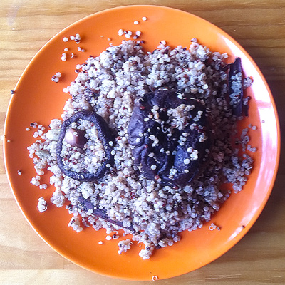 How to quinoa with shiitake mushrooms recipe