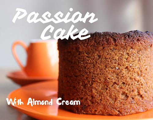 Passion Cake with Almond Cream